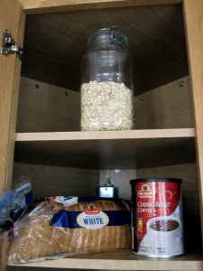 empty cupboard